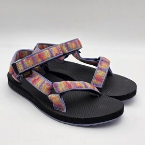 Teva Original Universal Sport Sandal Women 8 Iridescence Tangerine Multi 1003987